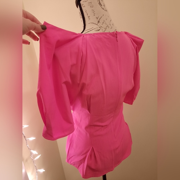 Hawt Pink Tulip Tie Top🌷 - Picture 4 of 6